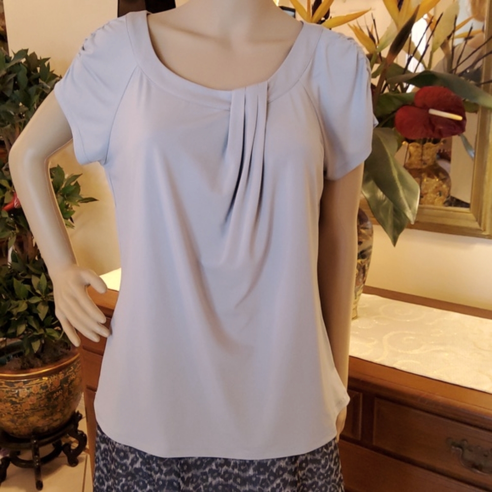 Worthington Pleated Front Top